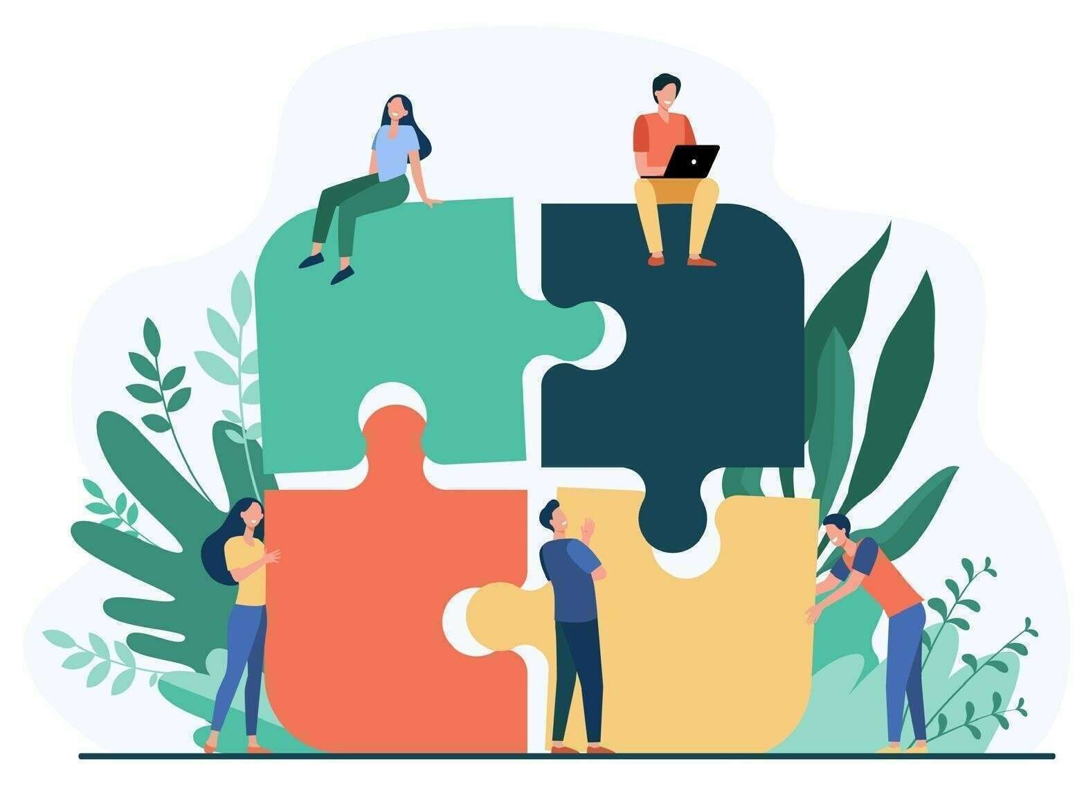 Travail d'équipe - Mots Croisés